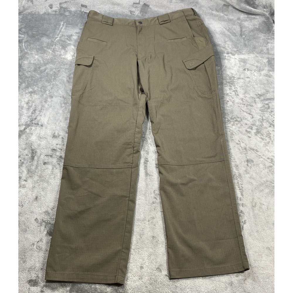 511 Tactical Stryke Cargo Pants Mens 38x32 Green Ripstop Utility Outdoor 5.11